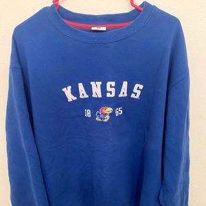 KU Columbia crew neck sweatshirt